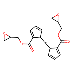 1,1'-Ferrocenedicarboxylic acid, diglycidyl ester