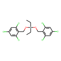 Silane, diethyldi(2,4,6-trichlorophenoxy)-
