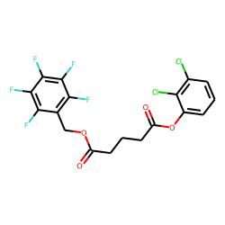 Glutaric acid, 2,3-dichlorophenyl pentafluorobenzyl ester