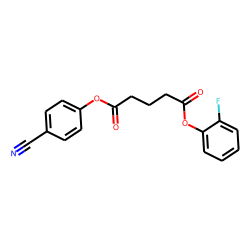 Glutaric acid, 2-fluorophenyl 4-cyanophenyl ester