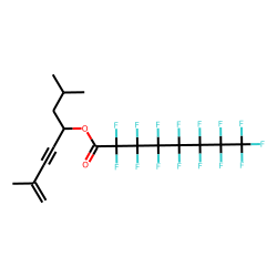 Pentadecafluorooctanoic acid, 2,7-dimethyloct-1-en-3-yn-5-yl ester