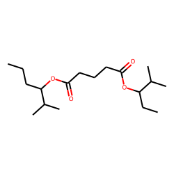 Glutaric acid, 2-methylpent-3-yl 2-methylhex-3-yl ester