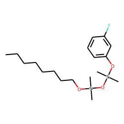 Silane, dimethyl(dimethyl(3-fluorophenoxy)silyloxy)octyloxy-
