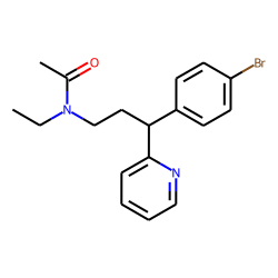 Brompheniramine (nor), acetylated