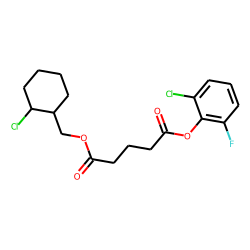 Glutaric acid, (2-chlorocyclohexyl)methyl 2-chloro-6-fluorophenyl ester