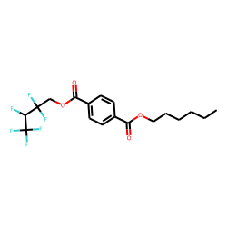 Terephthalic acid, 2,2,3,4,4,4-hexafluorobutyl hexyl ester