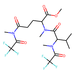 Valine-glutamine, N(«alpha»,«epsilon»)-trifluoroacetyl-N-O-permethyl derivative