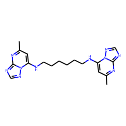 N,n'-bis-(4-(6-methyl)1,3,3a,7-tetrazaindenyl)-hexamethylenediamine
