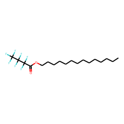Heptafluorobutyric acid, n-tetradecyl ester