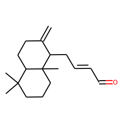 (E)-15,16-Dinorlabda-8(17),12-dien-14-al