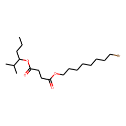 Succinic acid, 8-bromooctyl 2-methylhex-3-yl ester