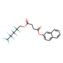 Succinic acid, 2,2,3,3,4,4,5,5-octafluoropentyl 2-naphthyl ester
