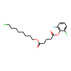 Glutaric acid, 8-chlorooctyl 2-chloro-6-fluorophenyl ester
