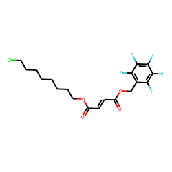 Fumaric acid, pentafluorobenzyl 8-chlorooctyl ester