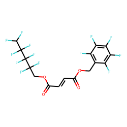 Fumaric acid, pentafluorobenzyl 2,2,3,3,4,4,5,5-octafluoropentyl ester