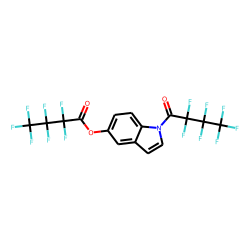 5-Hydroxyindole, N,O-bis(heptafluorobutyryl)-