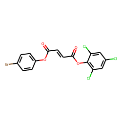 Fumaric acid, 4-bromophenyl 2,4,6-trichlorophenyl ester