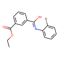 Isophthalic acid, monoamide, N-(2-bromophenyl)-, ethyl ester