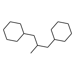 Cyclohexane, 1,1'-(2-methyl-1,3-propanediyl)bis-