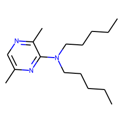 3-(N,n-di-n-pentylamino)-2,5-dimethyl pyrazine