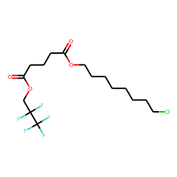 Glutaric acid, 8-chlorooctyl 2,2,3,3,3-pentafluoropropyl ester