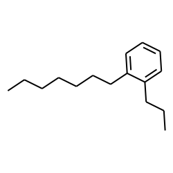 Benzene, 1-heptyl-2-propyl