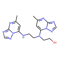 N-beta-hydroxyethyl-n,n'-bis-(4-(6-methyl)-1,3,3a,7-tetrazaindenyl)ethylenediamine