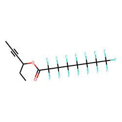 Pentadecafluorooctanoic acid, hex-4-yn-3-yl ester