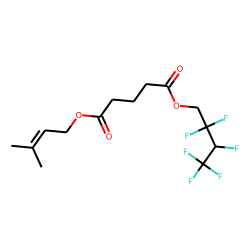 Glutaric acid, 3-methylbut-2-en-1-yl 2,2,3,4,4,4-hexafluorobutyl ester