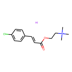 Choline iodide, o-(p-chlorocinnamoyl)