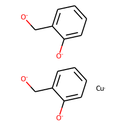 Salicylaldehyde copper chelate