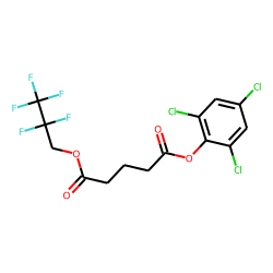 Glutaric acid, 2,4,6-trichlorophenyl 2,2,3,3,3-pentafluoropropyl ester