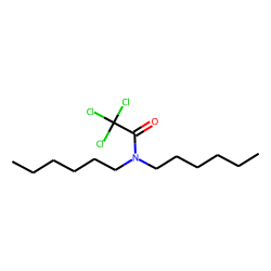 Trichloroacetamide, N,N-dihexyl-
