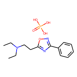 Oxadiazole, 1,2,4-, 5beta-diethylaminoethyl-3-phenyl-, phosphate