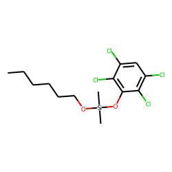 Silane, dimethyl(2,3,5,6-tetrachlorophenoxy)hexyloxy-