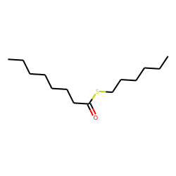 Octanethioic acid, S-hexyl ester