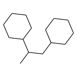 Cyclohexane, 1,1'-(1-methyl-1,2-ethanediyl)bis-