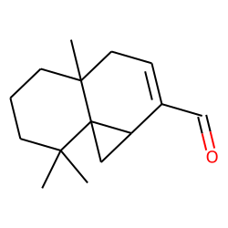 (1aR,4aS,8aS)-4a,8,8-Trimethyl-1,1a,4,4a,5,6,7,8-octahydrocyclopropa[d]naphthalene-2-carbaldehyde