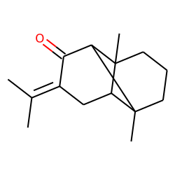 1,7-Dimethyl-4-(propan-2-ylidene)tricyclo[4.4.0.02,7]decan-3-one