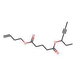 Glutaric acid, hex-4-yn-3-yl but-3-en-1-yl ester