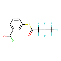 3-(Heptafluorobutyrylthio)benzoyl chloride