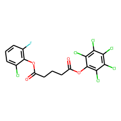 Glutaric acid, 2-chloro-6-fluorophenyl pentachlorophenyl ester
