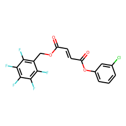 Fumaric acid, pentafluorobenzyl 3-chlorophenyl ester
