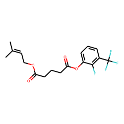 Glutaric acid, 3-methylbut-2-en-1-yl 2-fluoro-3-trifluoromethylphenyl ester