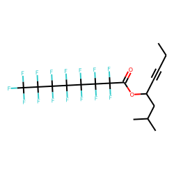 Pentadecafluorooctanoic acid, 2-methyloct-5-en-4-yl ester