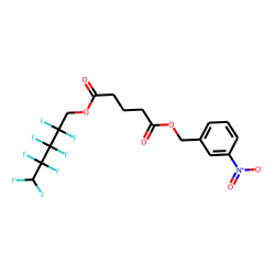 Glutaric acid, 2,2,3,3,4,4,5,5-octafluoropentyl 3-nitrobenzyl ester
