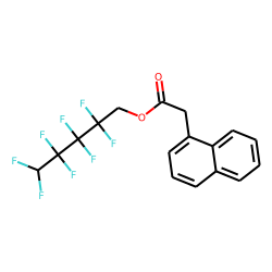 1-Naphthaleneacetic acid, 2,2,3,3,4,4,5,5-octafluoropentyl ester