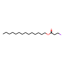 Propionic acid, 3-iodo-, tetradecyl ester