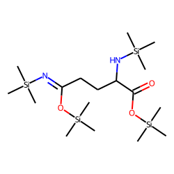 Glutamine, N,O-4TMS