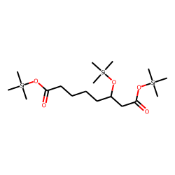 3-Hydroxysebacic acid, tri-TMS